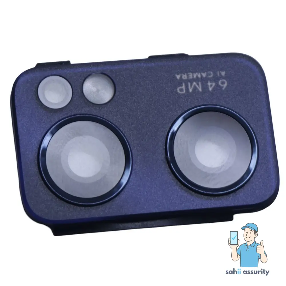 Camera Lens Glass with Frame for Oppo Reno7 5G Black